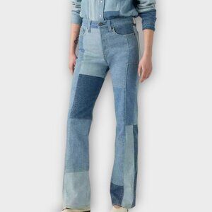Levi's Wedgie Bootcut Premium Denim Patchwork Jeans